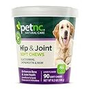 PetNC Natural Care Hip and Joint Soft Chews for Dogs, 90 Count,Liver,6.3 oz