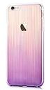 Devia iPhone 6S Case, 0.6mm Ultra Thin Transparent Meteor Bumper Bumper Shockproof Protective Case for Apple iPhone 6/6S, Plastic, Meteor Purple Gradient, iPhone 6 Plus/iPhone 6S Plus