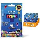 Wir sind natür Powerbeärs Gamer Gummies - 8x50g Gummibärchen in Tetris-Formen - Gummibären mit 20% Fruchtsaft und Vitaminen, 8 fruchtige Geschmacksrichtungen