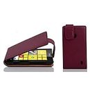 Cadorabo Case Compatible with Nokia Lumia 520 in Pastel Purple - Flip Style Case Made of Structured Faux Leather - Wallet Etui Cover Pouch PU Leather Flip