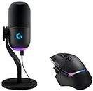 Logitech G502X LS Plus Gaming Mouse with Yeti GX Gaming Microphone