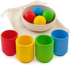 Ulanik Starter Kit Balls in Cups Toddler Montessori Toys for 1 Year Old +...