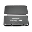 New3DSXL Extra Housing Case Shell Dark Grey 2 PCS Set Replacement, for New3DS New 3DS XL LL 3DSXL 3DSLL Game Console, DIY Black Gray Top Faceplate/Bottom Back Cover Outer Enclosure A E Face