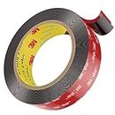 Emitever Double Sided Tape, Double Sided Tape Heavy Duty Mounting Tape, 23 FT*0.6 Inch Double Sided Sticky Tape, Strong Adhesive Waterproof Foam Tape for Automotive, Home Decor, Made of 3M VHB Tape