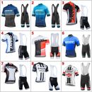 GIANT Men's Cycling Jersey Bicycle Road Racing Short Sleeve Gel Bib Shorts Set