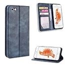 Luxury Retro Magnetic flip Wallet Cover Apple iPhone 6 6S Leather case Stand Card Slots Holder iPhone6 S 6S Phone Cases Covers (Blue,iPhone 6/6s)