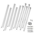 BBQration Replacement Parts for Charbroil Performance 5-Burner 463448021 463449021 463450022 463451022 463455021 463456022 463458021, Burner and Heat Plate for Charbroil Grill Replacement Parts