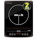 iBELL IBL30YO Induction Cooktop with Crystal Glass Top, 2000W, Auto Shut Off and Overheat Protection, BIS Certified (Black)