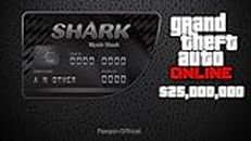 Grand Theft Auto Online - $25,000,000 Mystic Shark Cash Card PC (No CD/DVD)