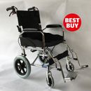 Aluminium Travel Wheelchair - Lightweight  & Fully Folding Attendant Chair