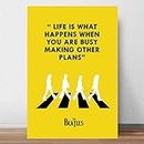 Good Hope- The Beatles Quote Poster For Room & Office(13 Inch x 19 Inch, Rolled)