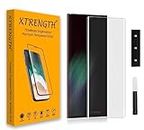 XTRENGTH Advanced HD+ Curved UV Tempered Glass Screen Protector Designed for Samsung Galaxy Note 10 Plus/Galaxy Note 20 Ultra - Full Screen Coverage With Easy Installation Kit (Anti-Scratch)