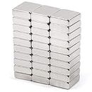 Neodymium Magnets 10 x 10 x 3 mm (30 Pieces): Strong Magnets for Whiteboard Notice Board, Memo Board, Fridge, or Wish List