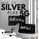 MaxTV Silver PLUS 5G NUEVO 2023 4K ULTRA-HD CAJA + ANDROIDE 9.1 8 GB Max TV Plateado