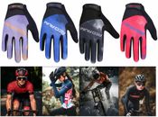 REDRUM Men Women Full Finger Cycling Gloves Mountain Bike Bicycle Gloves MTB