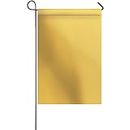 Garden Flag for Outside Solid Color Yellow Vertical Double Sided Seasonal Garden Flags Yard Flags for Outdoor Home Decor 12 x 18 Inch