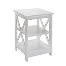 Convenience Concepts Oxford End Table, White