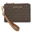 Michael Kors Jet Set Small Coin Purse Brown One Size