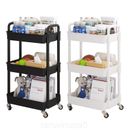 Rolling Storage Utility Cart Kitchen Organizer Shelf Mobile Rack 5/4/3 Tier New