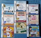 LOTTO GIOCHI NINTENDO DS NDS 3DS 2DS BRAIN TRAINING DOGS STOCK COMPLETI