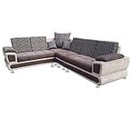 shree furniture hometown standard 6 seater wooden sofa set for living room (multicolour)