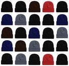 Paquete de 25 sombreros gorro de invierno, tobogán térmico unisex clima frío gorras Skully