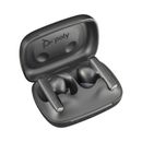 POLY Wireless-Headset "BT Headset Voyager Free 60 UC USB-C/A" Kopfhörer Active Noise Canceling schwarz Bluetooth Kopfhörer
