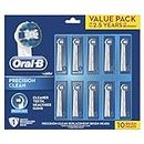 Oral-B Electric Toothbrush Precision Clean Replacement Brush Heads, 10 Count