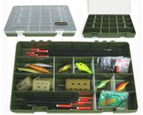 22 COMPARTMENT FLOAT RIG LURE FISHING TACKLE BOX TRAY 'TOUGH BOX' ADJUSTABLE
