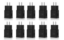 10x Adaptive Fast Charging Wall Charger For OEM Samsung Galaxy S8 S9 S10 Black