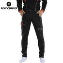 RockBros Cycling Pants Men's Thermal Fleece Winter Sportswear Reflective Trouser