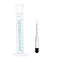 SCIENTIFIC SOLUTION Lactometer with 100 Ml Plastic Test Jar or Cylinder for Milk Testing (White)