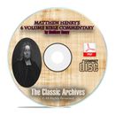 Matthew Henry's Commentary on The Bible, Christian Bible Study on CD-ROM F04