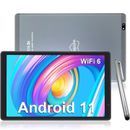 Tablet Android 10 pollici, 3GB RAM 32GB ROM, doppia fotocamera, WiFi 6, Bluetooth, penna