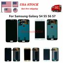 New LCD Touch Screen Digitizer Assembly For Samsung Galaxy S4 S5 S6 S7 US