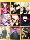 SINCE 7 STORE Satoru Gojo Set of 9 Self Stick Posters (4x5 inches) : Room Wall Home Decor, Gift for Anime fans
