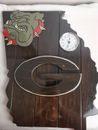 University of Georgia Handmade Wooden Clock Great For Man Cave Unique Go Dawgs!!