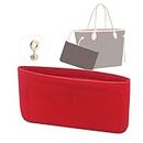 Lckaey Pouch Kit, Purse Insert Organizer for Neverfull MM GM Accessoires Handbag3032-red