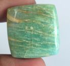 Natural Cushion Green Amazonite Gemstone 58.30 Ct Certified S9402 Discount Sale