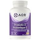 AOR Probiotic 3, 90 Capsules - Advanced Gut Health Complex for Women & Men, Supports Digestive & Immune System, Contains Probiotics & Digestive Enzymes, Ideal for Balanced Intestinal Flora