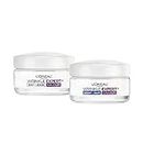 L'Oreal Paris Anti-Aging Face Cream 55+, Day + Night Skincare Kit, Wrinkle Expert, With Calcium to Reduce the Look of Wrinkles, 50mL