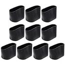 LIFKOME 10Pcs Table Chair Leg End Caps Shape Furniture Feet Covers Tips Floor Protectors Rubber Furniture Pads Scratches and Noise Rubber and PVC Table Leg End Caps