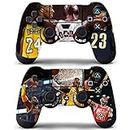 JOCHUI 2 Pack PS4 Controller Skin PS4 Controller Cover PS4 Stickers PS4 Decal Controller Wrap Vinyl Sticker Basketball Goat