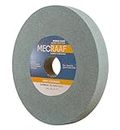 MECRAAF® 8 Inch Bench Grinding Wheel|Green Silicon|FOR Grinding CARBIDE and TITANIUM|Lathe Tip Tool|INSERTS|WOOD CUTTER|HOLESAWS|PLANNER BLADES|Thick 25MM(1")|Max RPM-2880|200x25x31.75(MM)| (Grit 80)