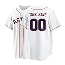 Custom Baseball Jersey Stitched/Printed Personalized Baseball Shirts Sports Uniform for Men Women Boy White