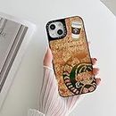 A.S. PLATINUM New Luxury Starbuck Print Design Wooden Texture ||Mobile Phone Case for iPhone|| Latest iPhone Covers || Back case Cover for Apple iPhone 14 Plus 6.7 inch - (Multicolor,Pattern 6)