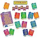 Eureka Literary Genres Classroom Bulletin Board Set for Teachers, 24 Pieces