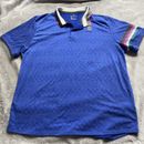NIKE Court Advantage Polo Shirt Extra Large Blue Melbourne Tennis Tshirt Collar