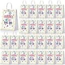 Zonon 24 Pcs Nurses Week Gift Bags Nurse Bags Thanks for All You Do Nurse Goody Treat Bags with Handle for Appreciation Nurse Assistant Cna Party Supplies Favors,10.6 x 8.3 x 4.3 Inches