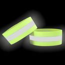  4 pulseras reflectantes de alta visibilidad para correr por la noche